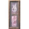 Image 1 : Tall Zebra and Elephant Mom Sketches, Well Framed-A