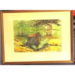 Watercolor Stumped -A