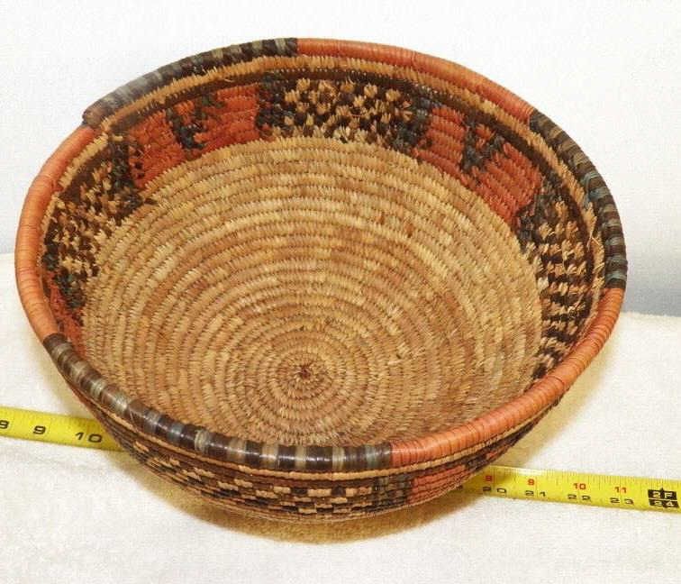 Native American Southwestern Basket Indian Hand Woven Friendship Basket