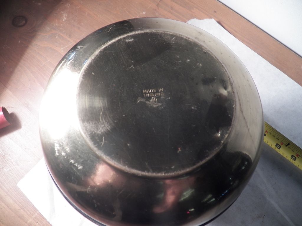 Small Personal Spittoon Vintage Brass Spittoon Made In England