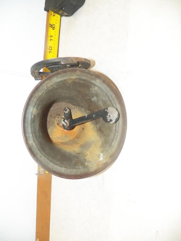 Solid Brass Dinner Bell Small Brass Dinner Bell with Dinger