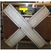 Image 2 : Vintage Railroad Crossing Sign 4ft  Old Vintage Metal Peerless Railroad Crossing sign