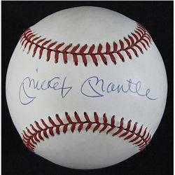 Mickey Mantle Signed OAL Baseball (UDA)