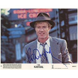 Robert Redford Signed Vintage  The Natural  8x10 Lobby Card Photo (JSA ALOA)