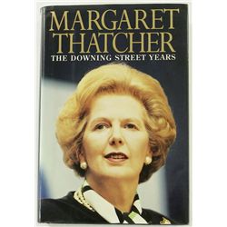 Margaret Thatcher Signed  The Downing Street Years  Hardback Book (JSA ALOA)