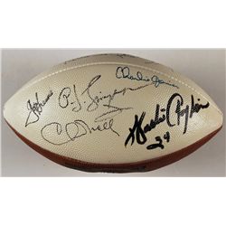 Football Signed by (12) HOF & Stars with Walter Payton, Bart Starr, Terry Bradshaw (JSA LOA)