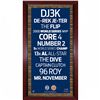 Image 1 : Derek Jeter Yankees "The Captain" Framed 16x32 Subway Sign Wall Art With Game-Used Dirt from Yankee 