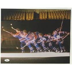 Wayne Gretzky Signed Oilers 11x14 Photo (JSA COA)