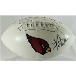 Kurt Warner Signed Cardinals Logo Football (PSA COA)