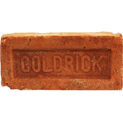 1923  Goldrick  Authentic Brick From the Original Yankee Stadium (Steiner LOA)