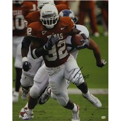 Cedric Benson Signed Texas 16x20 Photo (GTSM COA)