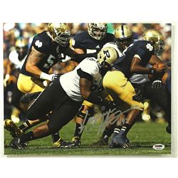 Kawann Short Signed Purdue 11x14 Photo (PSA COA)