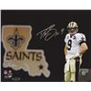 Image 1 : Drew Brees Signed Saints 8x10 Photo (TriStar)