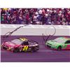 Image 1 : Danica Patrick & Jeff Gordon Signed NASCAR 8x10 Photo (PA LOA)