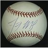 Image 1 : Lastings Milledge Signed OML Baseball (Triple Crown COA)