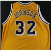 Image 1 : Magic Johnson Signed Lakers Jersey (PSA COA)