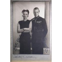 Edward VIII (1894-1972) & Windsor, Wallis Warfield, Duchess of, (1896-1986)...