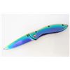 TIMBER WOLF TI-COATED RAINBOW POCKET KNIFE