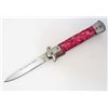 Image 1 : RABBIT "GODFATHER" ASSISTED OPENING  STILETTO KNIFE - PINK