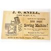 Image 2 : VINTAGE NEW HOME SEWING MACHINE CO ADVERTISEMENT