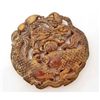 Image 1 : ARCHAIZE CHINESE JADE HAND CARVED MEDALLION - FISH