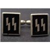 Image 1 : SET OF 2 NAZI GERMAN SS ENAMELED CUFFLINKS