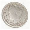 Image 1 : 1897 LIBERTY "V" NICKEL RED BOOK VALUE IS $10.00+ *NICE EARLY VERY GOOD GRADE*!! LIBERTY NICKEL CAME