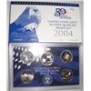 Image 1 : 2004-S 50 STATE QUARTERS PROOF SET ISSUE PRICE WAS $15.95 HAS *MI/FL/TX/IA/WI* QUARTERS IN SET.