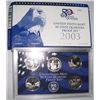 Image 1 : 2003-S 50 STATE QUARTERS PROOF SET ISSUE PRICE WAS $13.95 HAS *IL/AL/ME/MO/AR* QUARTERS IN SET.