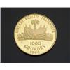 Image 1 : Haitian 1,000 Gourdes Proof Gold Coin Dated 1968...