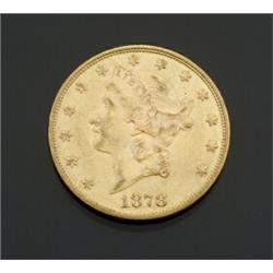 U.S. Double Eagle 20-Dollar Gold Coin Dated 1878S...