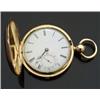 Image 1 : 18-Karat Yellow Gold Key-wind Hunter Cased Pocketwatch, Thomas J. Tobias...