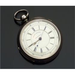 English Silver Key-wind Open Face Pocketwatch, Tumim & Blumberg, St. Helens...