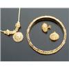 Image 1 : Indian 22-Karat Yellow Gold Four-Piece Ensemble...