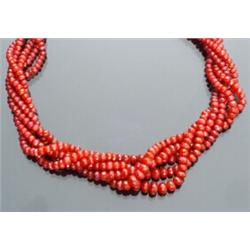 14-Karat Yellow Gold and Ruby Necklace...