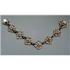 Image 1 : European 18-Karat Yellow Gold, Cobalt and Pastel Blue Enamel Decorated Bracelet...