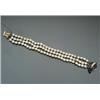 Image 1 : 14-Karat White Gold, Cultured Pearl, Blue Sapphire and Diamond Bracelet...