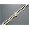 Image 1 : Cultured Pearl and Diamond Bracelet...