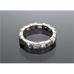 Platinum and Diamond Eternity Band...