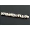 Image 1 : Art Deco Platinum, Diamond and Cultured Pearl Bar Pin, Mappin and Webb Ltd., London...