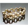 Image 1 : Retro 14-Karat Yellow Gold Flexible Bracelet...