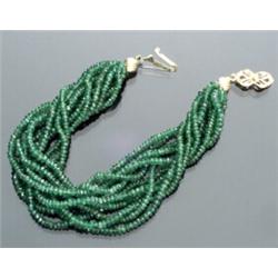 Emerald Beaded Bracelet...