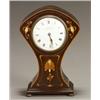 Image 1 : Edwardian Mother-of-Pearl and Marquetry Mahogany Balloon Clock...