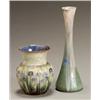 Image 1 : Two European Glazed Stoneware Vases...