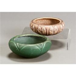 Two Rookwood Pottery Matte Glaze Bowls...