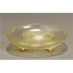 René Lalique Molded Yellow and Opalescent Glass 'Volubilis' Bowl...