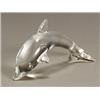 Image 1 : Steuben Clear Glass Figure of a Porpoise...