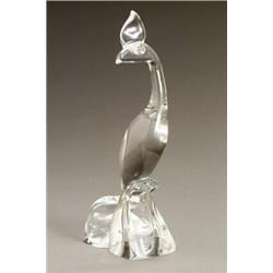 Steuben Clear Glass Figure of a Phoenix...