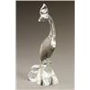 Image 1 : Steuben Clear Glass Figure of a Phoenix...