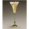 Image 1 : Tiffany Favrile Glass Floriform Vase...